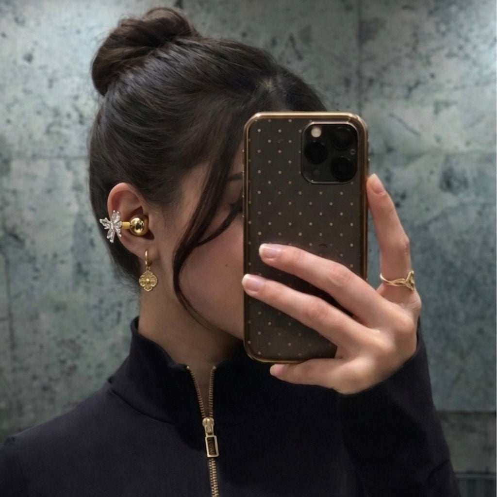 Écouteurs boucle d’oreille papillon